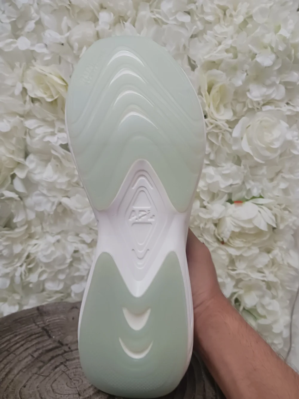 Men's Light Blue Athletic Trainer with Cushioned Sole